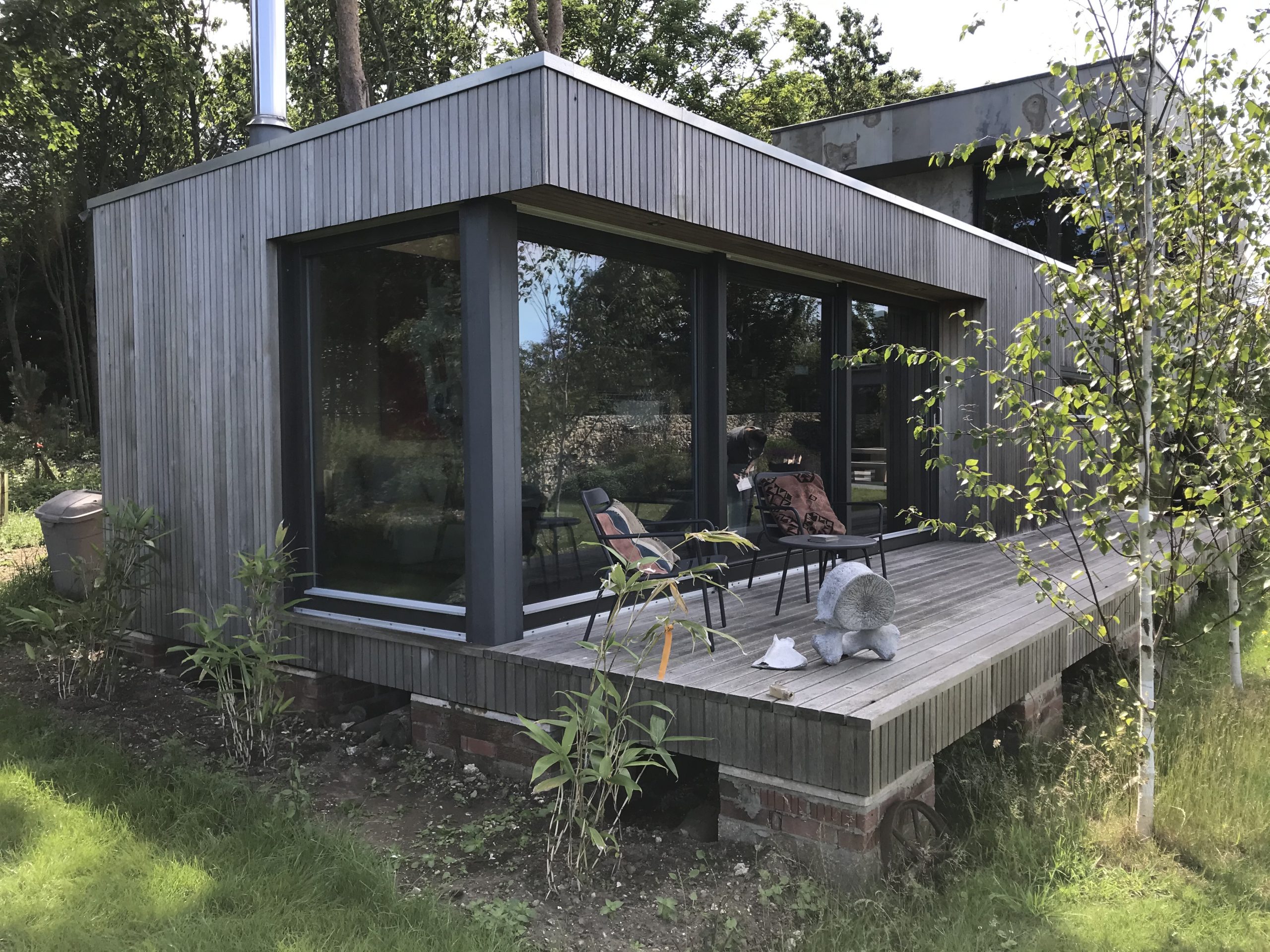 Outside View Substantial heat rejection provides energy savings
